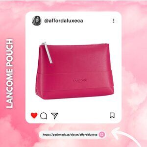 Lancome Pink Cosmetic Pouch